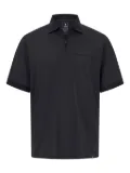 Boggi Milano zip-up polo shirt - Black