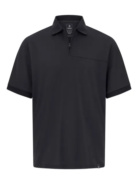 Boggi Milano zip-up polo shirt
