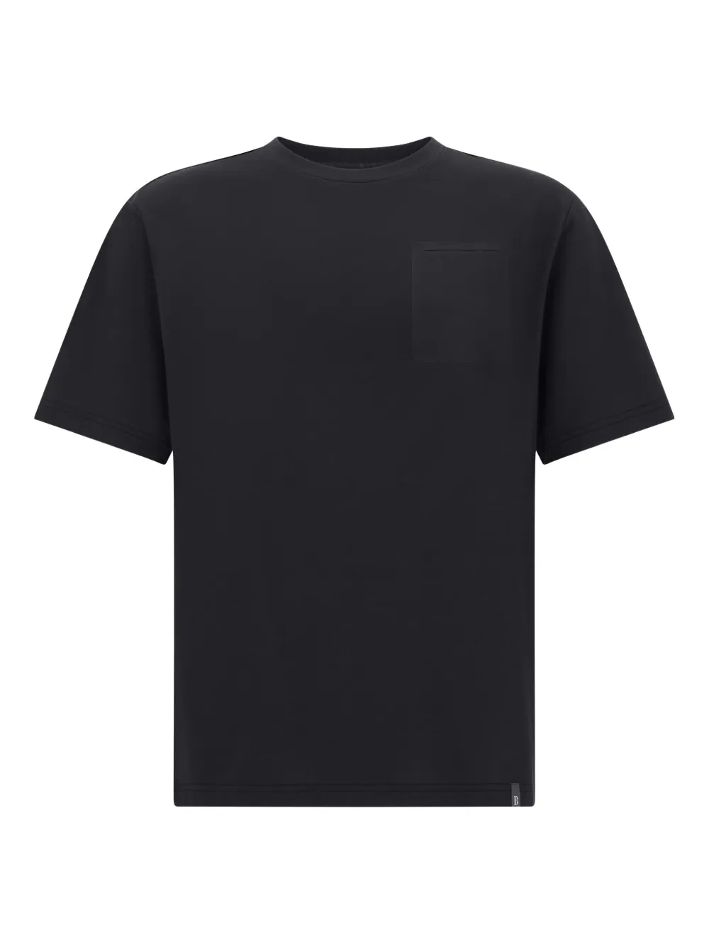 Boggi Milano piqué T-shirt | Black | Image 1