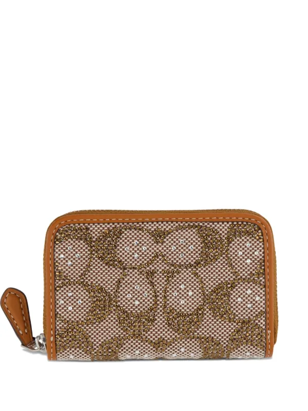 Coach Portacarte Con Decorazione Toni Neutri FARFETCH IT