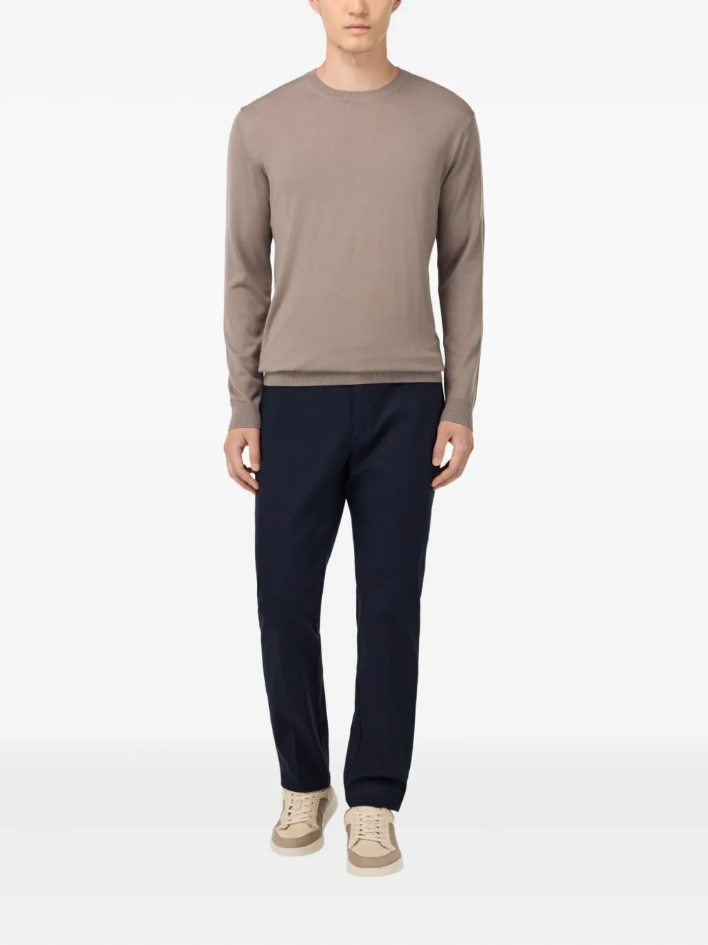 Boggi Milano Plooibroek - Blauw
