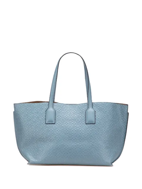 Loewe Pre-Owned 2017 Embossed Anagram Leather T Shopper tote bag