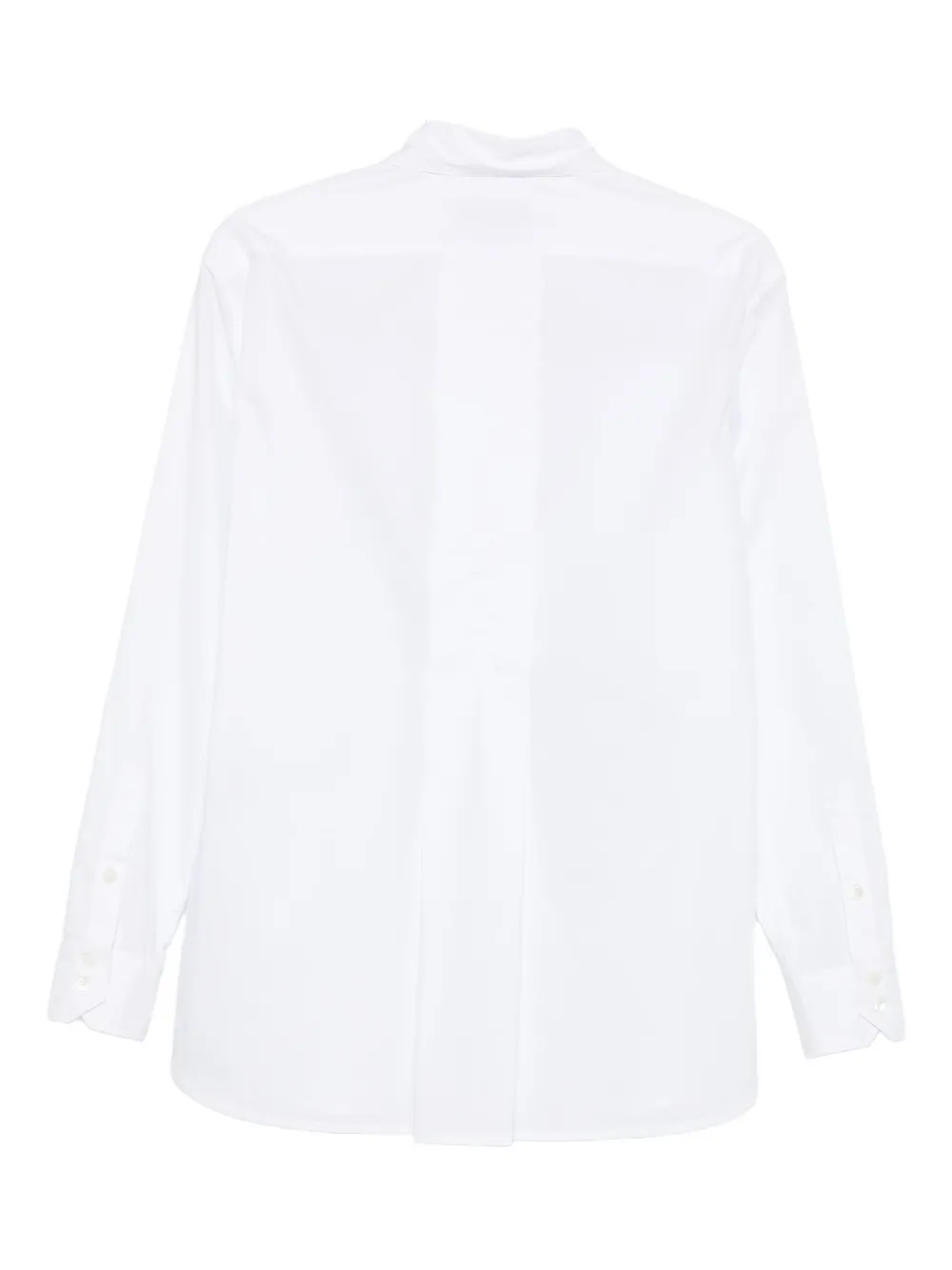 Gentry Portofino Katoenen blouse met lange mouwen Wit