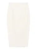 Gentry Portofino split pencil skirt - Neutrals