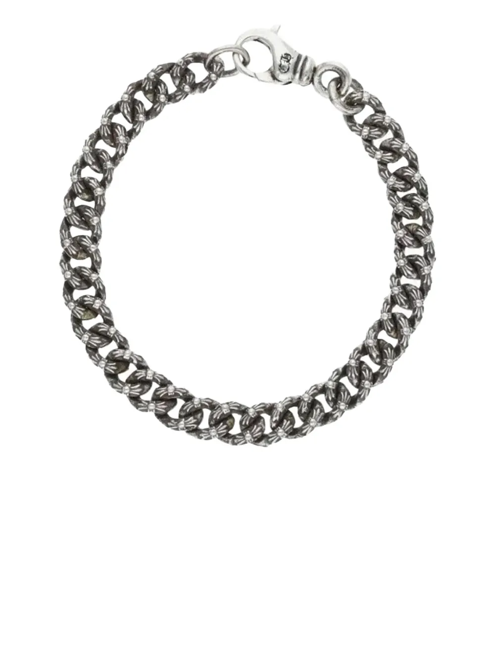 Chrome Hearts Bracciale Extra Fancy mini "Silver" - Argento