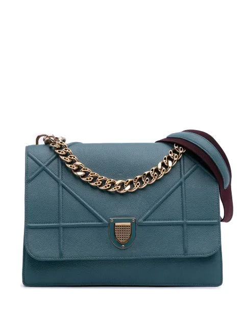 Christian Dior Pre-Owned 2016 Medium Grained Calfskin Diorama satchel