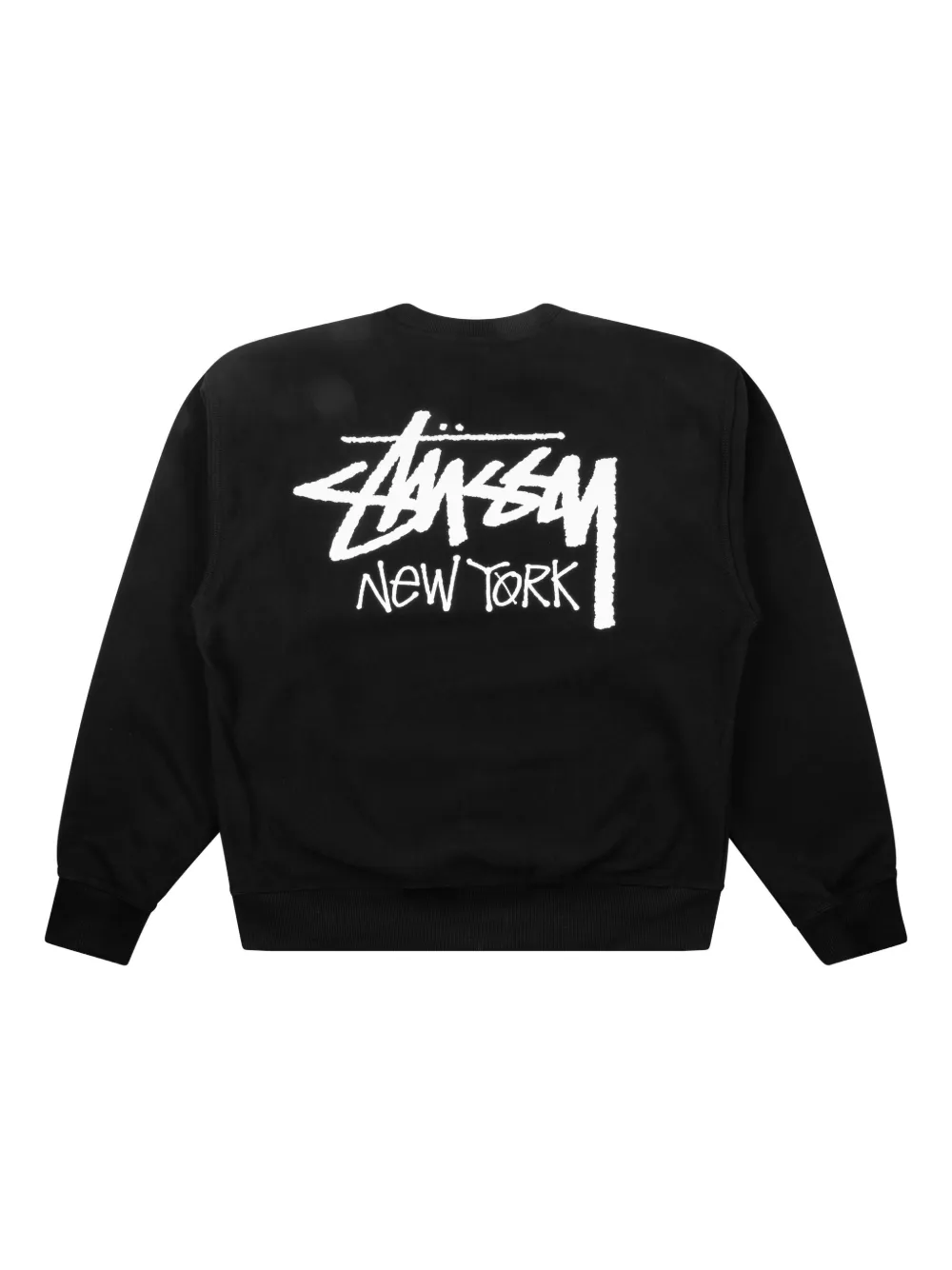Stüssy New York crew-neck sweatshirt - Zwart