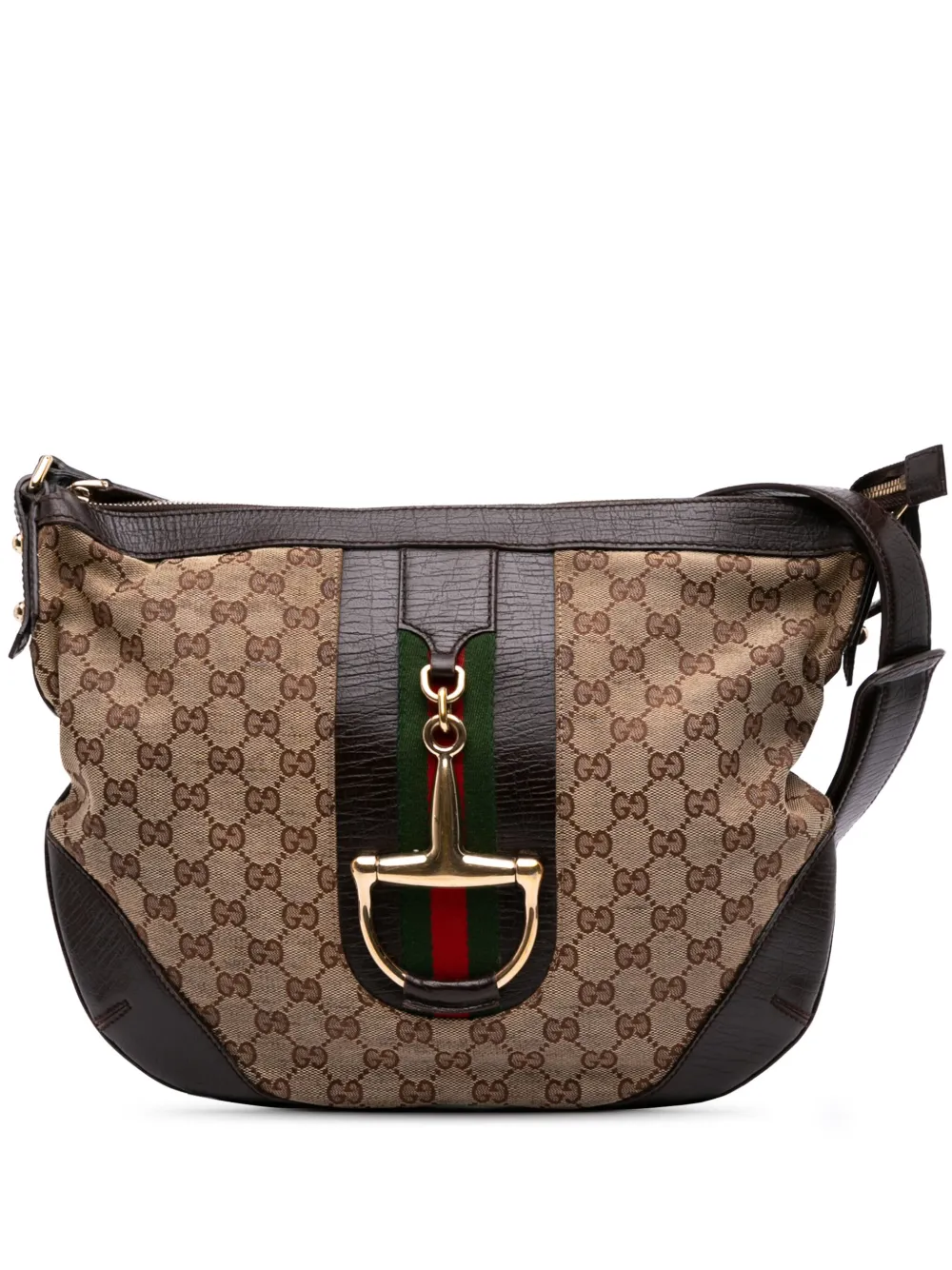 Gucci Pre-Owned 2000-2015 GG Canvas Hasler Web crossbody bag | Brown | Image 1