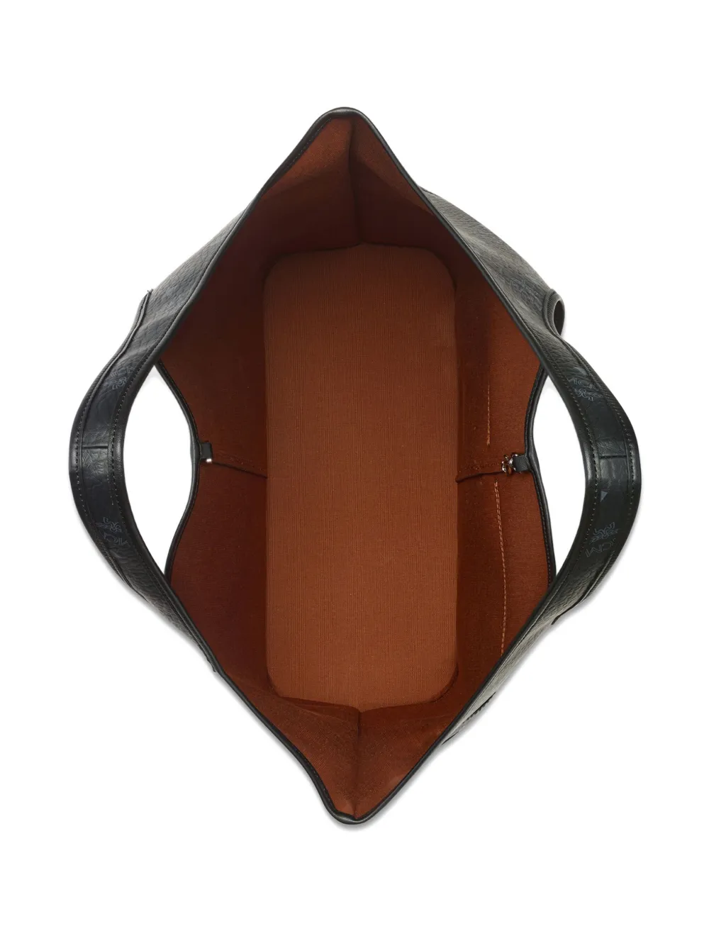 MCM Aren Mama Visetos shopper met patroon Zwart