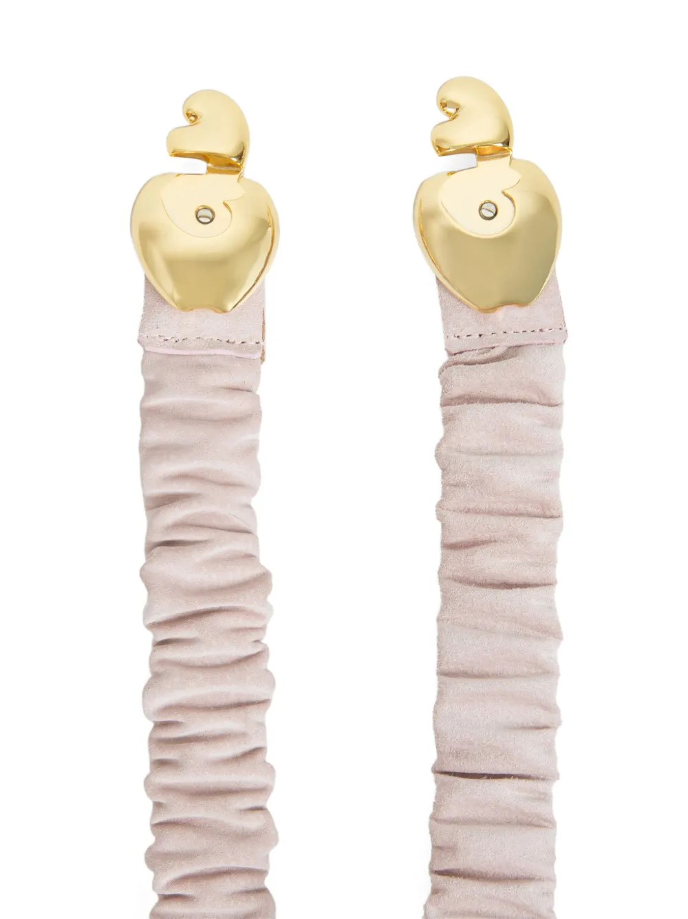 Isolda Caju buckle elasticated belt Beige
