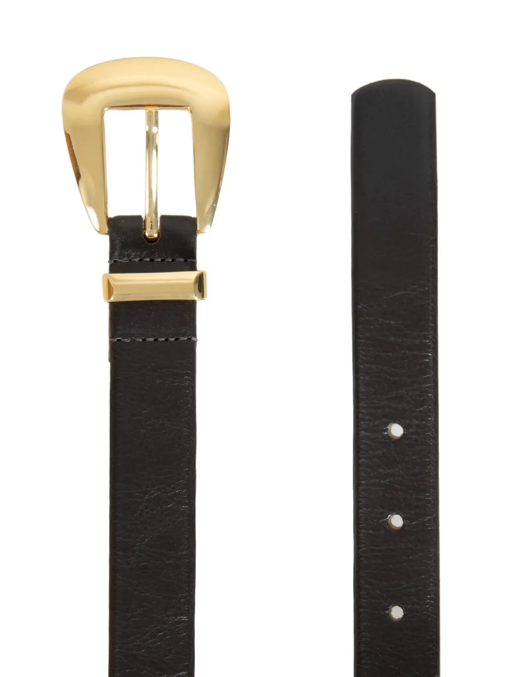 Isolda rounded-buckle leather belt | Image 2
