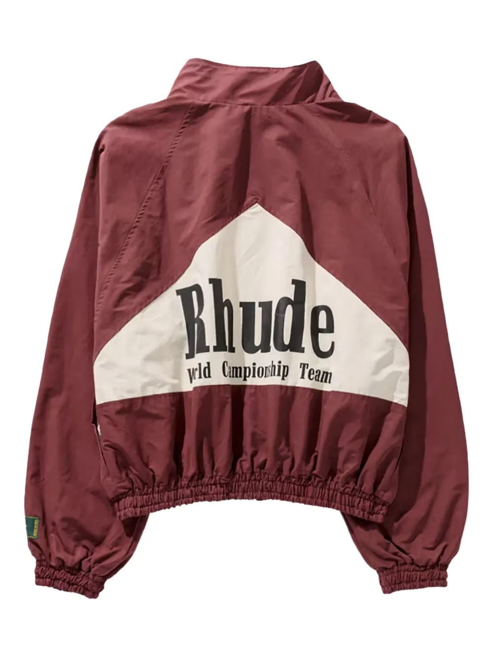 RHUDE World Champions "Maroon White" bomber jacket Bruin