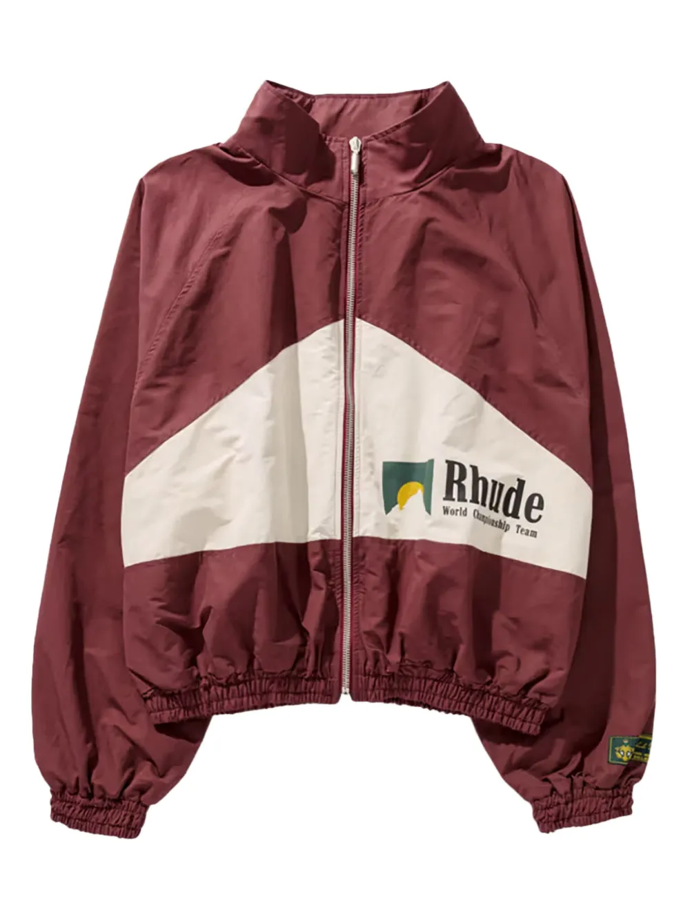RHUDE World Champions "Maroon White" bomber jacket Bruin