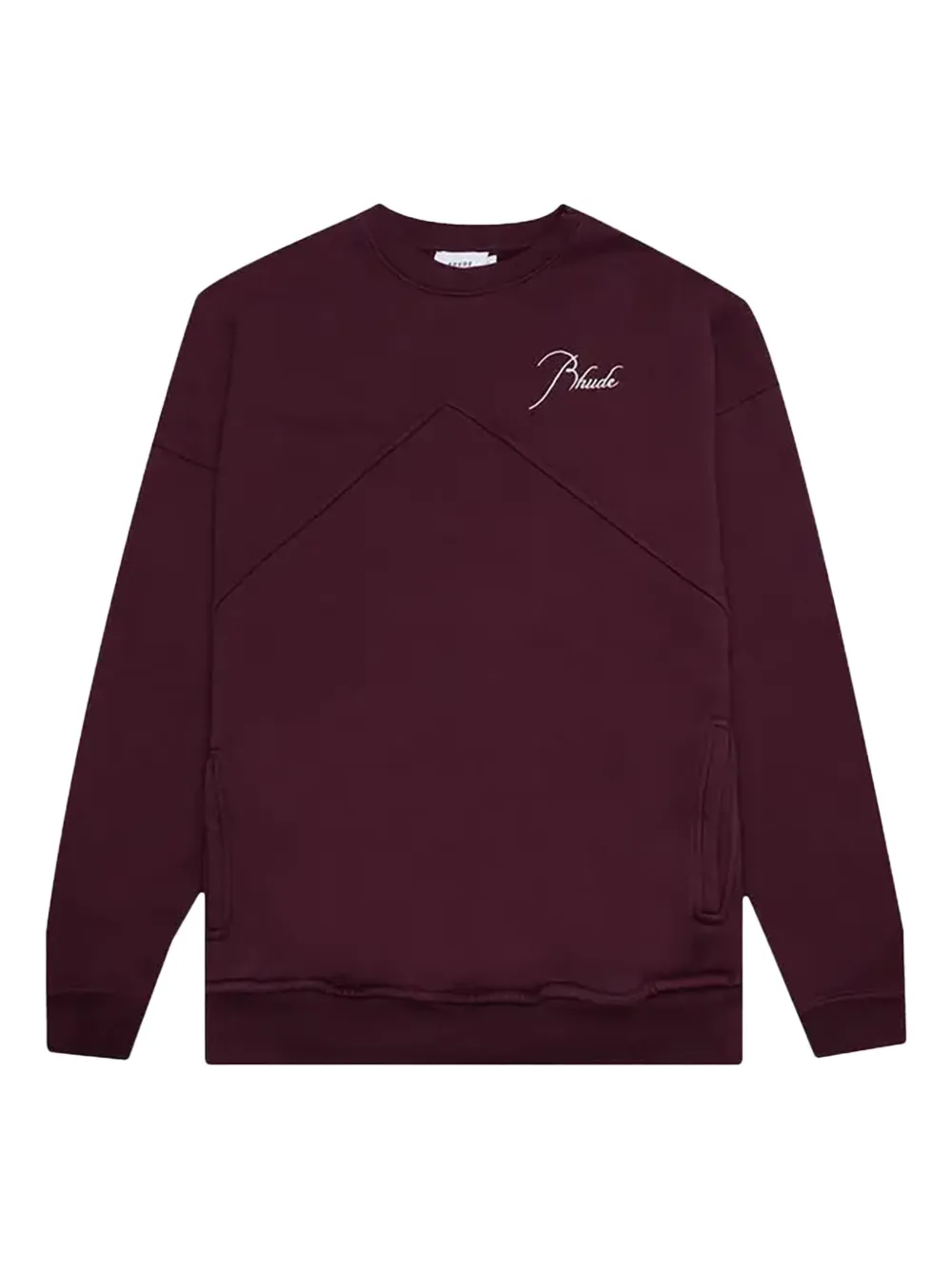 RHUDE Trui met logoprint Rood