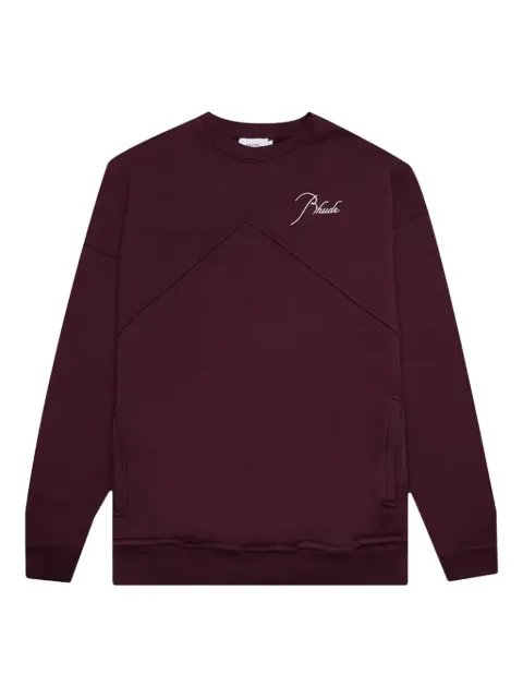 RHUDE logo-print sweater