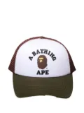A BATHING APE® College ""Olive"" cap - Brown