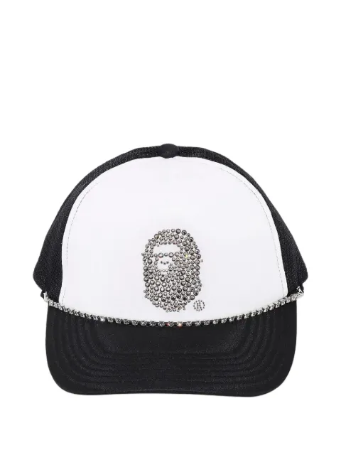 A BATHING APE® crystal-embellished cap