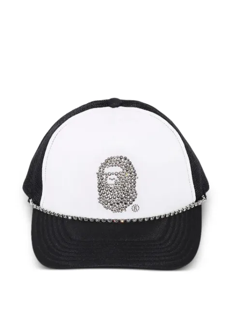 A BATHING APE® crystal-embellished cap