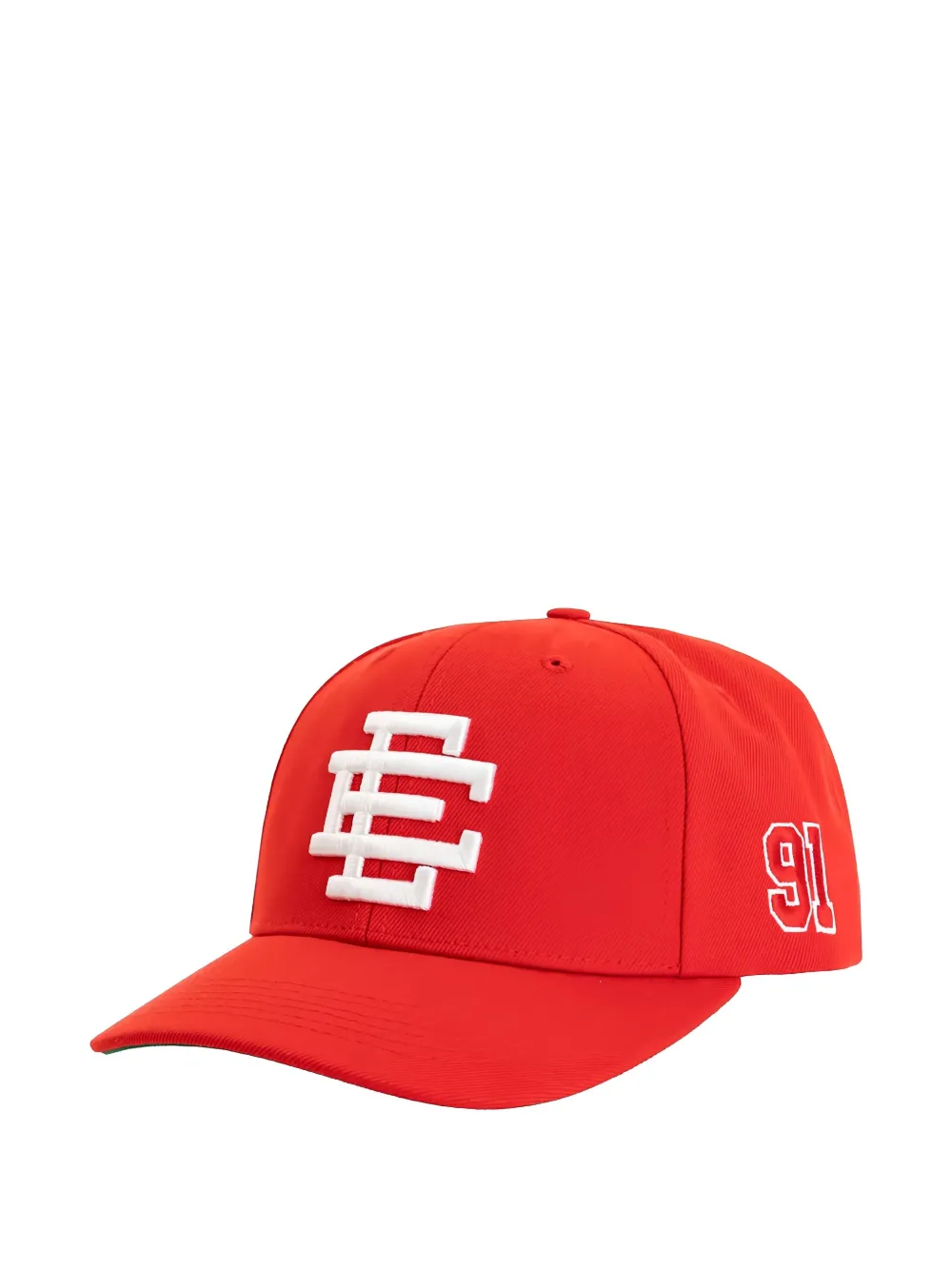 ERIC EMANUEL logo-plaque baseball hat Rood