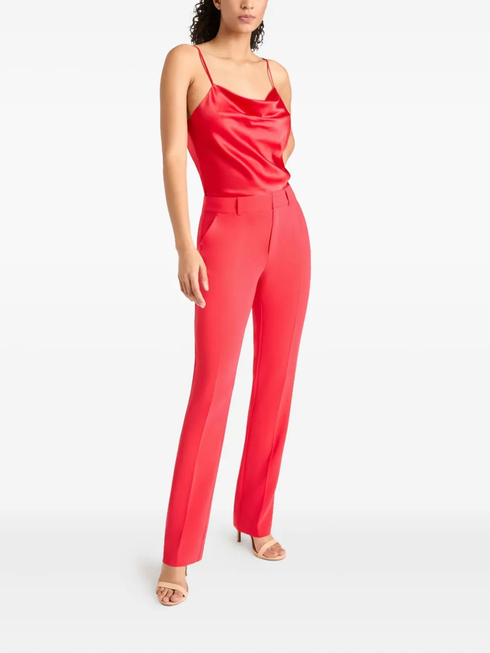 Cinq A Sept Marta top met col - Rood