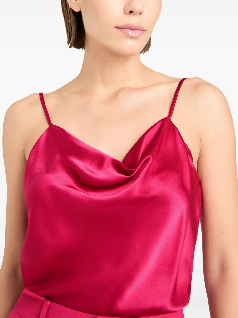 Cinq A Sept Marta zijden top Roze