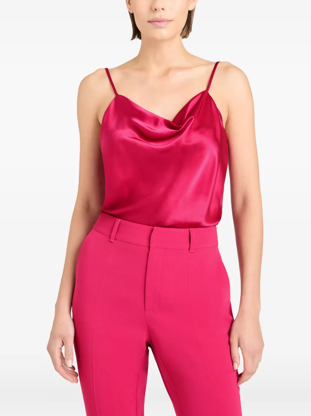 Cinq A Sept Marta zijden top Roze