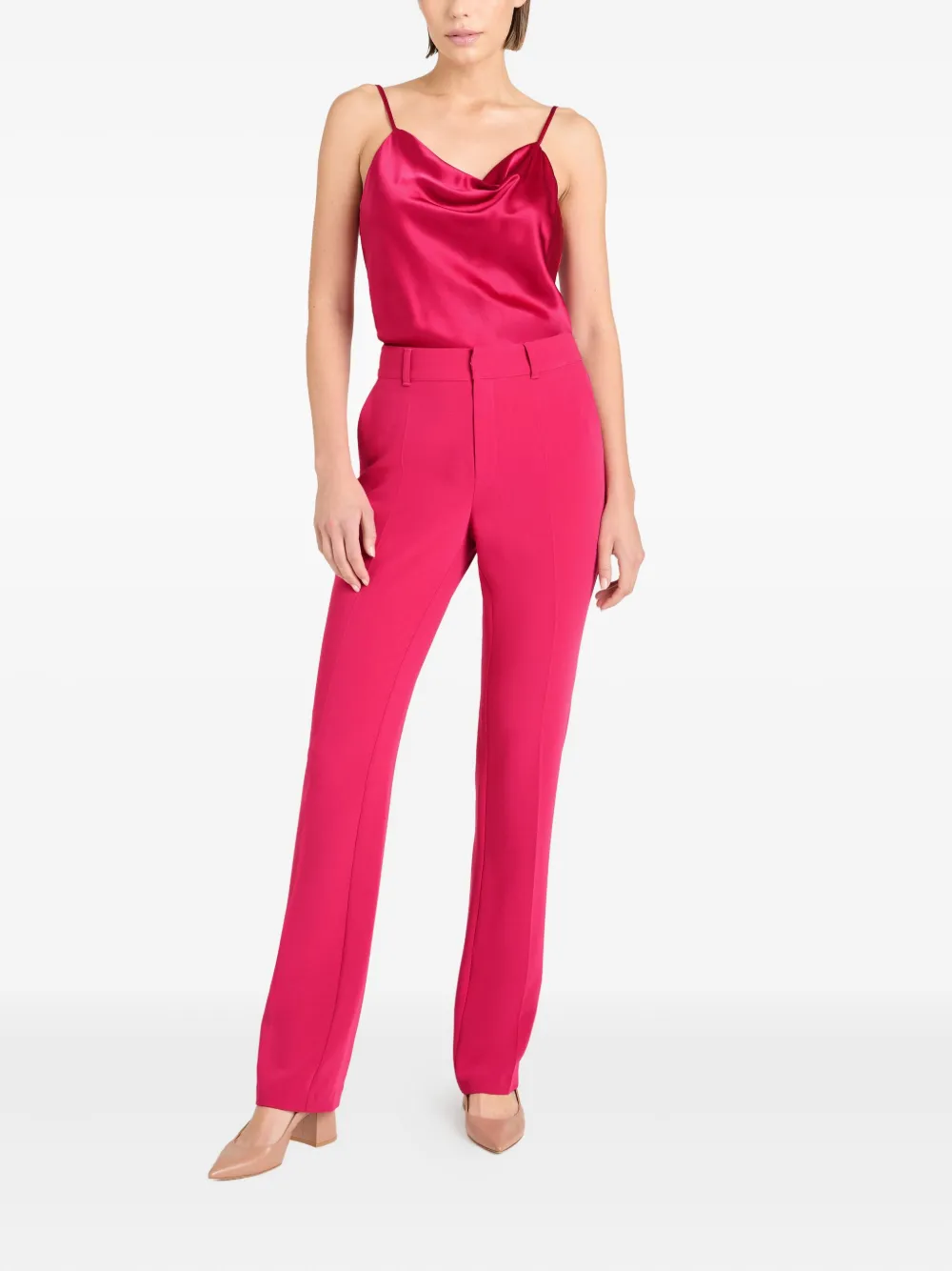 Cinq A Sept Marta zijden top - Roze