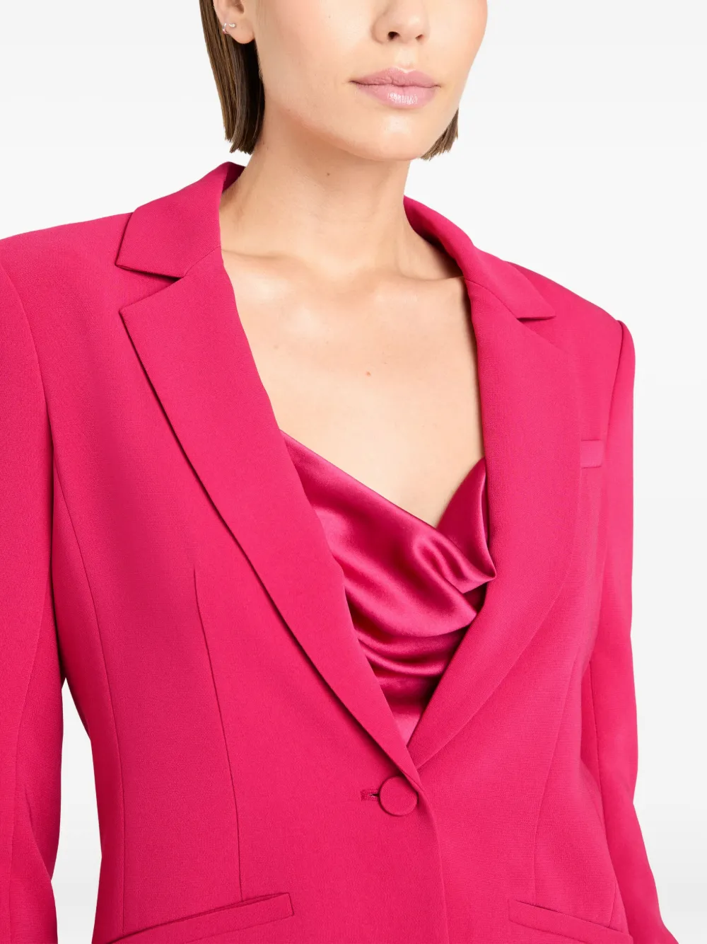 Cinq A Sept Khloe crêpe blazer Roze