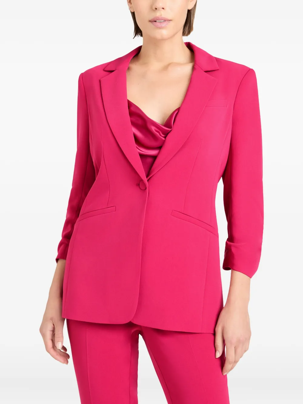 Cinq A Sept Khloe crêpe blazer Roze