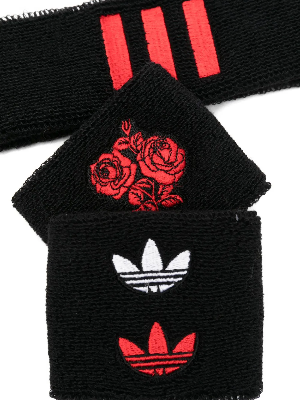 adidas x Willy Chavarria drie zweetbanden Zwart