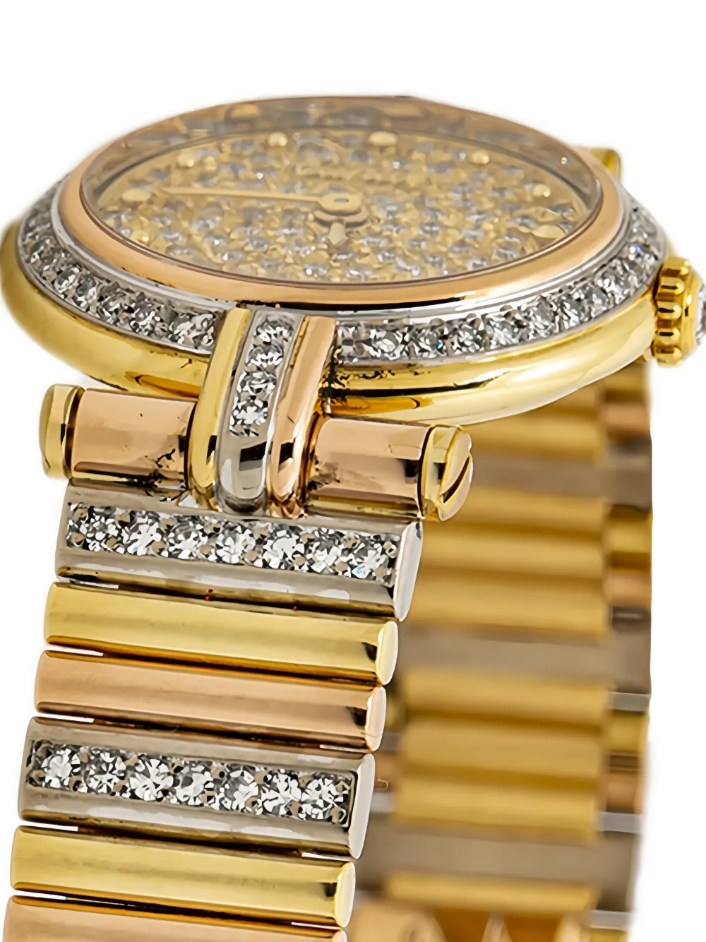 Pre-owned Cartier Vendome 25mm In Gold