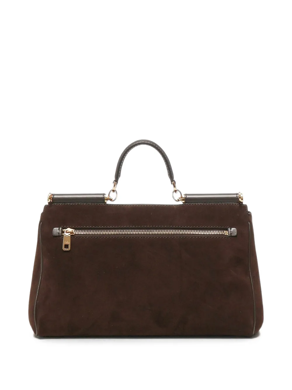 Dolce & Gabbana Medium My Sicily handtas van kalfsleer Bruin