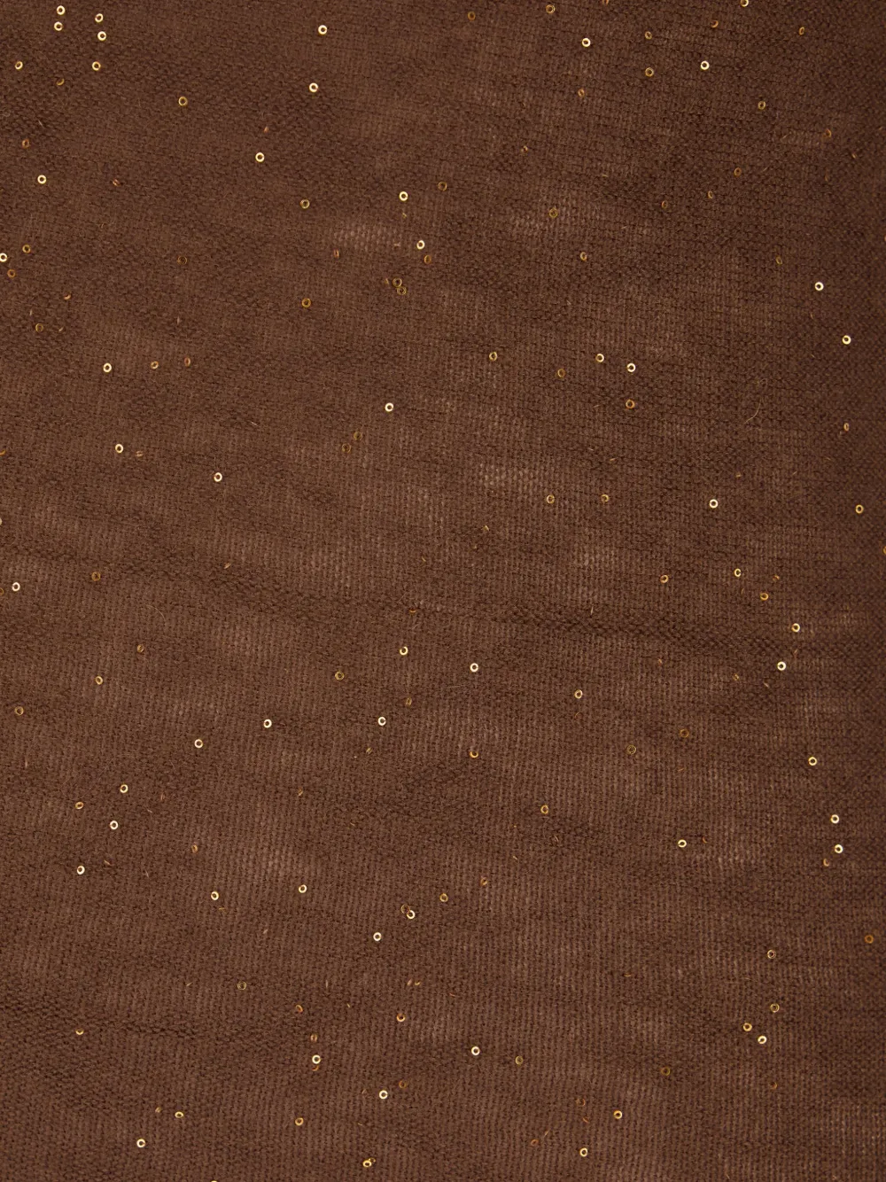 Fabiana Filippi Turtleneck Sequin-embellished Sweater In Brown