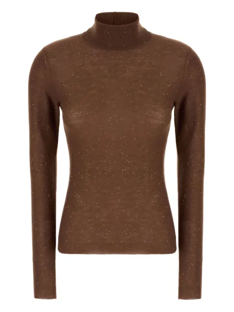 Fabiana Filippi turtleneck sequin-embellished sweater