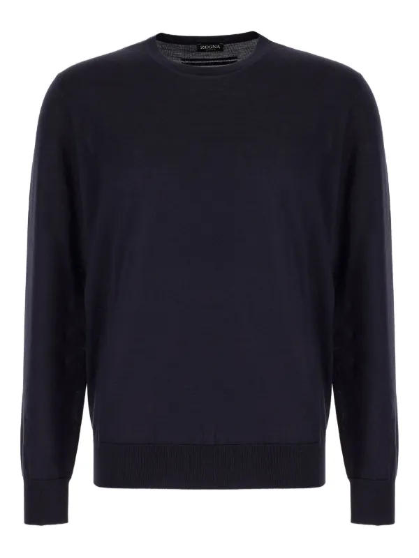 Zegna クルーネック セーター | ブルー | FARFETCH JP Zegna クルーネック セーター | ブルー | FARFETCH JP