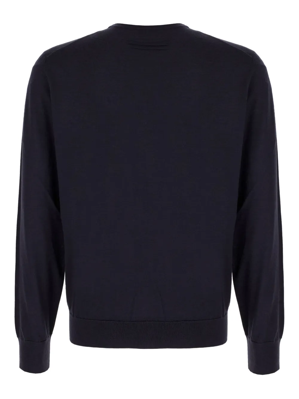 Zegna Trui van kasjmier-zijde met ronde hals - Blauw