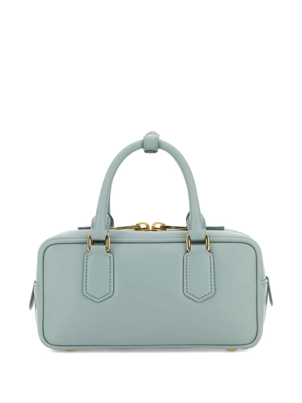 Miu Arcadie leather top-handle handbag Blauw