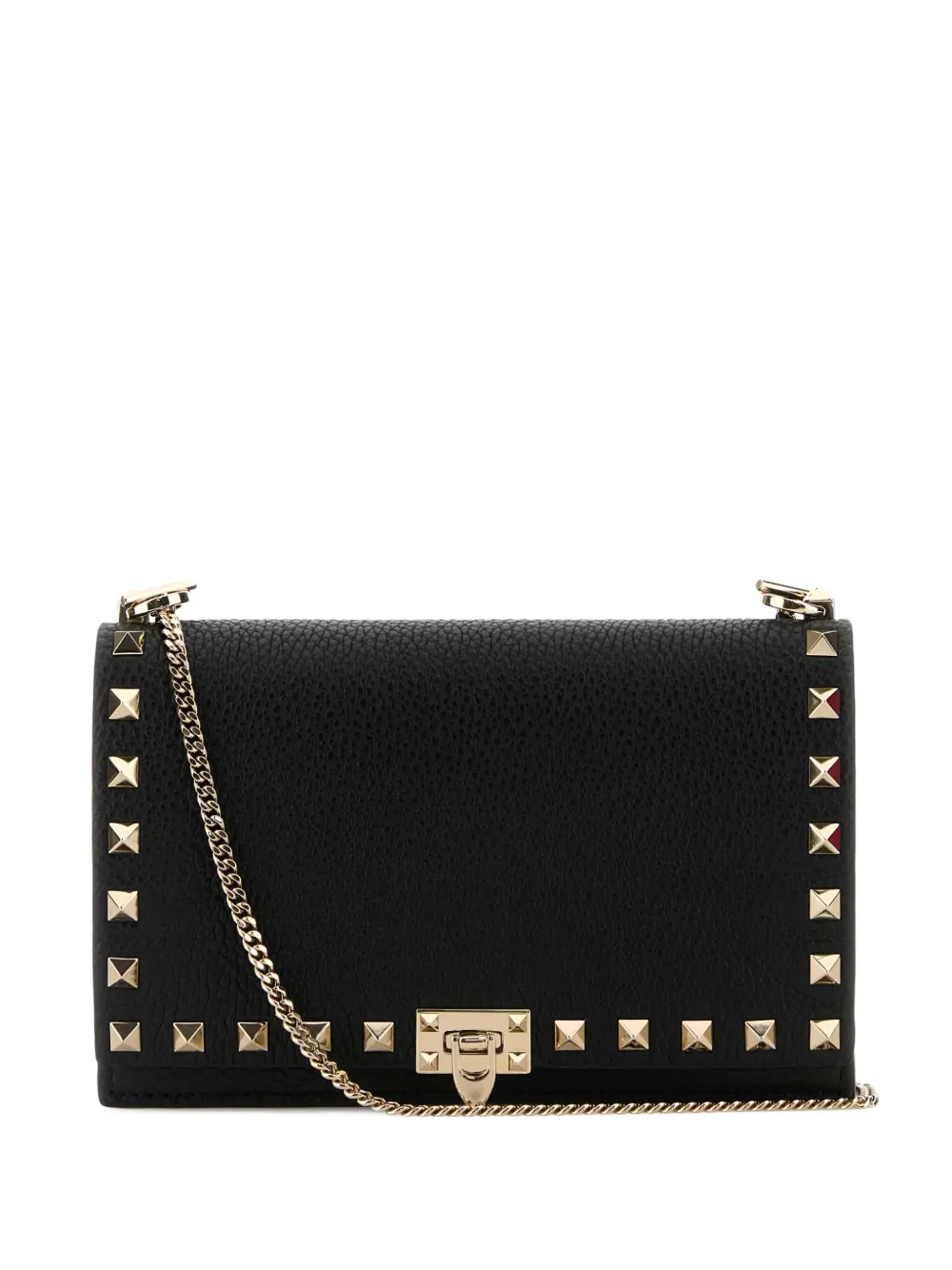 Valentino Garavani Rockstud cross body bag - ブラック Valentino Garavani Rockstud cross body bag - ブラック