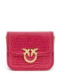 PINKO crocodile-effect mini shoulder bag