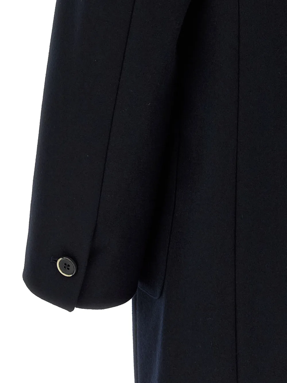 Barena Jas van wolblend met gekerfde revers Blauw
