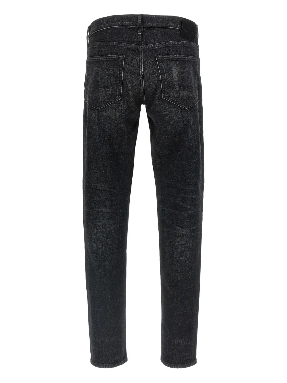 TOM FORD stonewashed five-pocket jeans Zwart