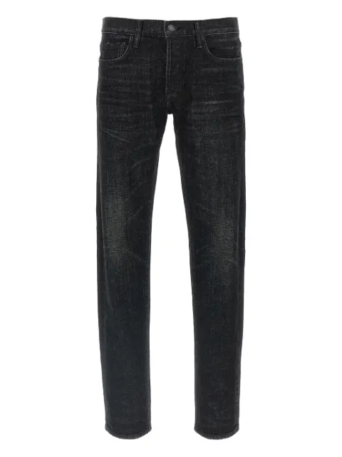 TOM FORD stonewashed five-pocket jeans