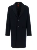 Barena notched-lapel wool-blend coat - Black