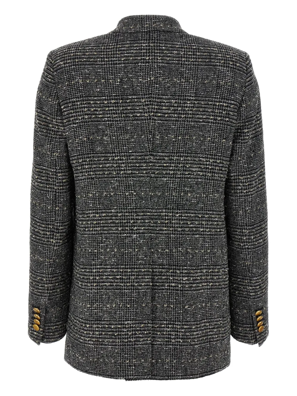 Tagliatore Jasmine geruite blazer met dubbele rij knopen Zwart