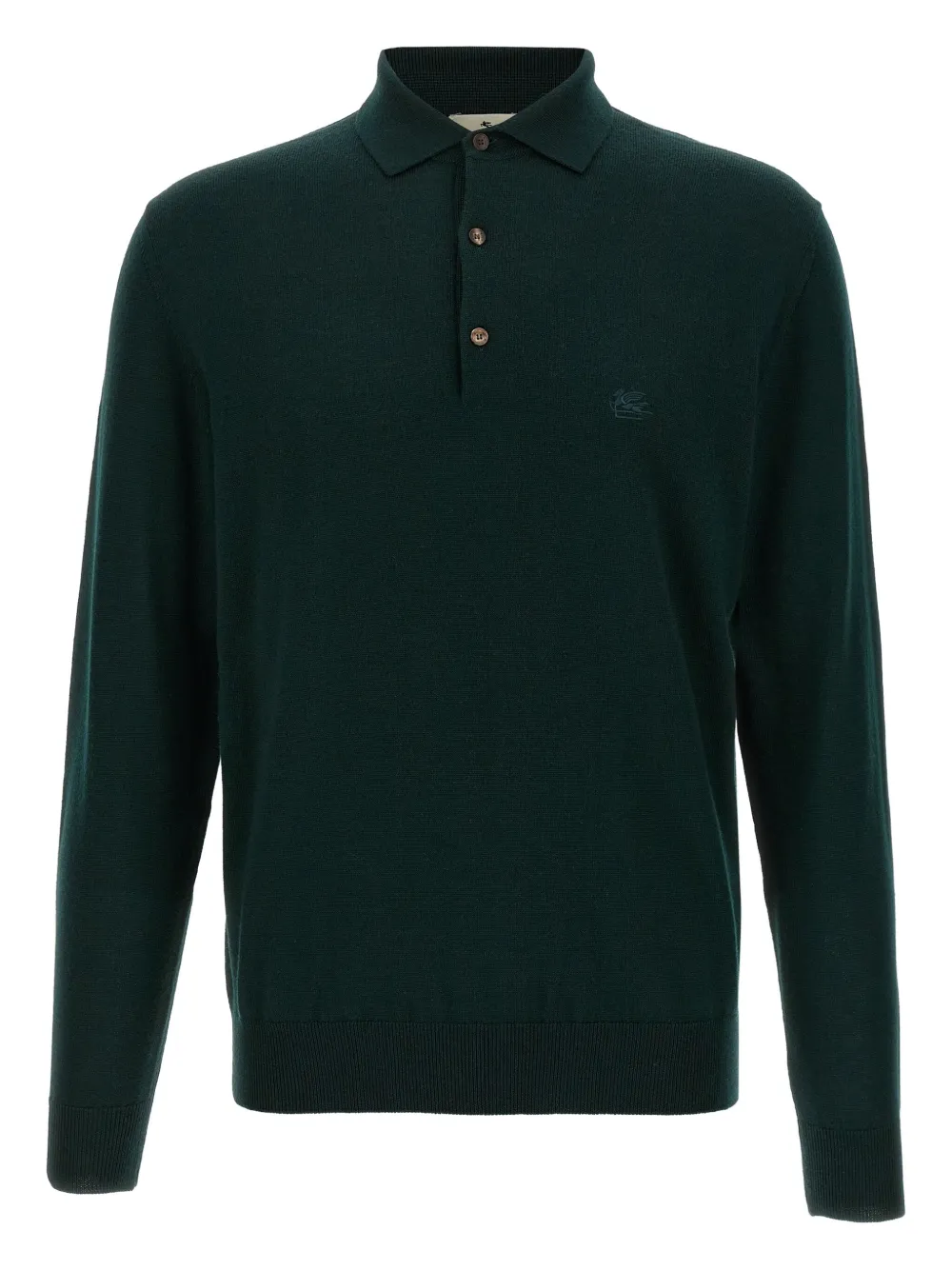 ETRO Poloshirt met geborduurd logo Groen