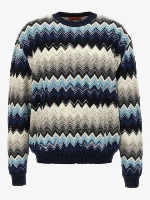 Missoni suéter con motivo en zigzag