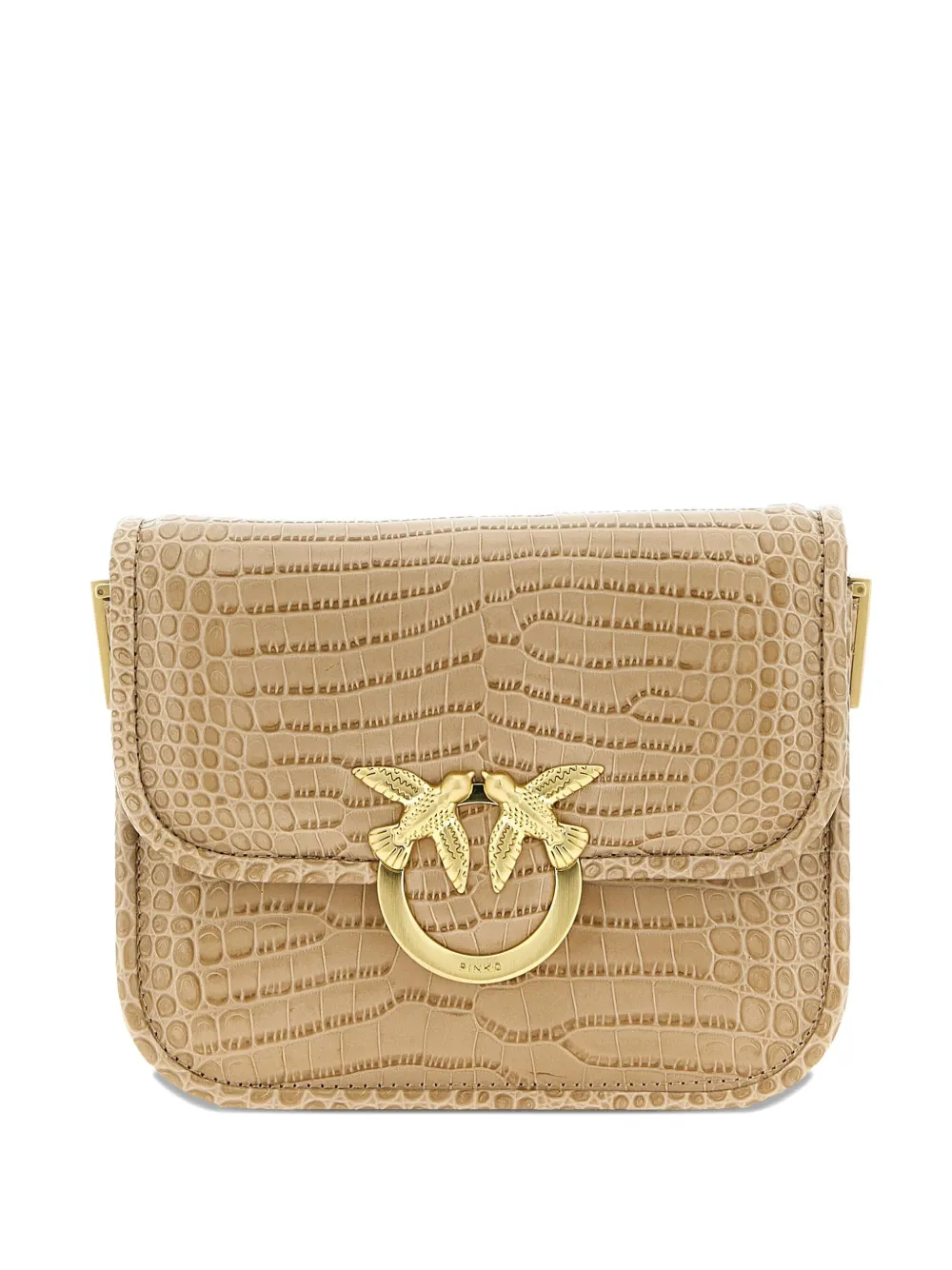 PINKO mini Love Bag Box shoulder bag Beige