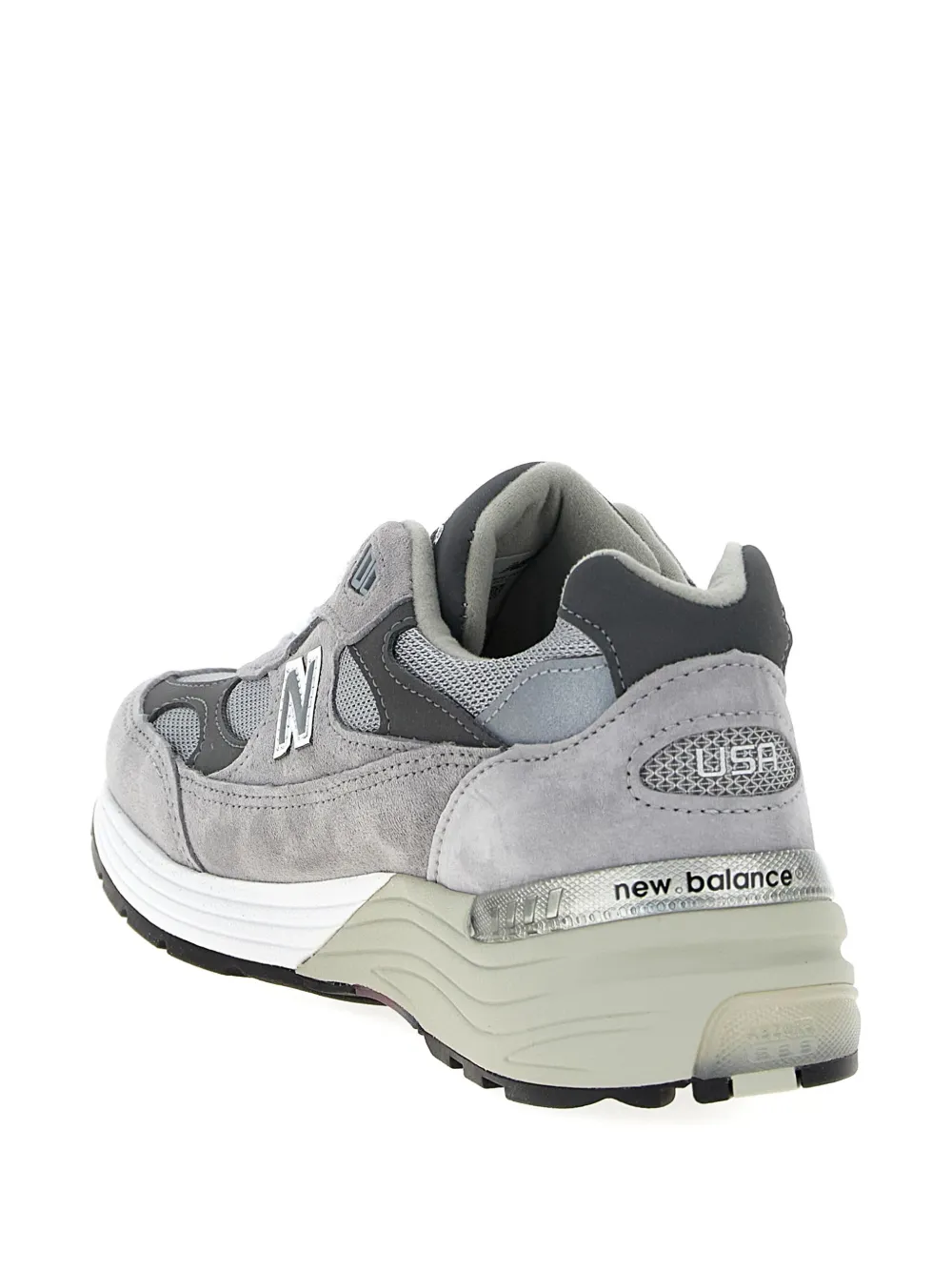New Balance 992 suede leather sneakers Grey