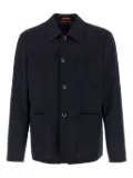 Barena button-cuffed wool overshirt - Blue