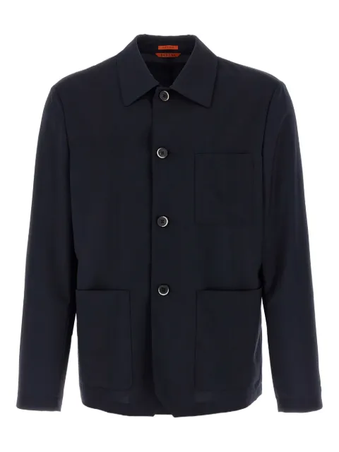 Barena button-cuffed wool overshirt